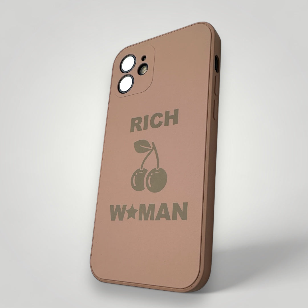 iPhone Quote Case - RICH WOMAN