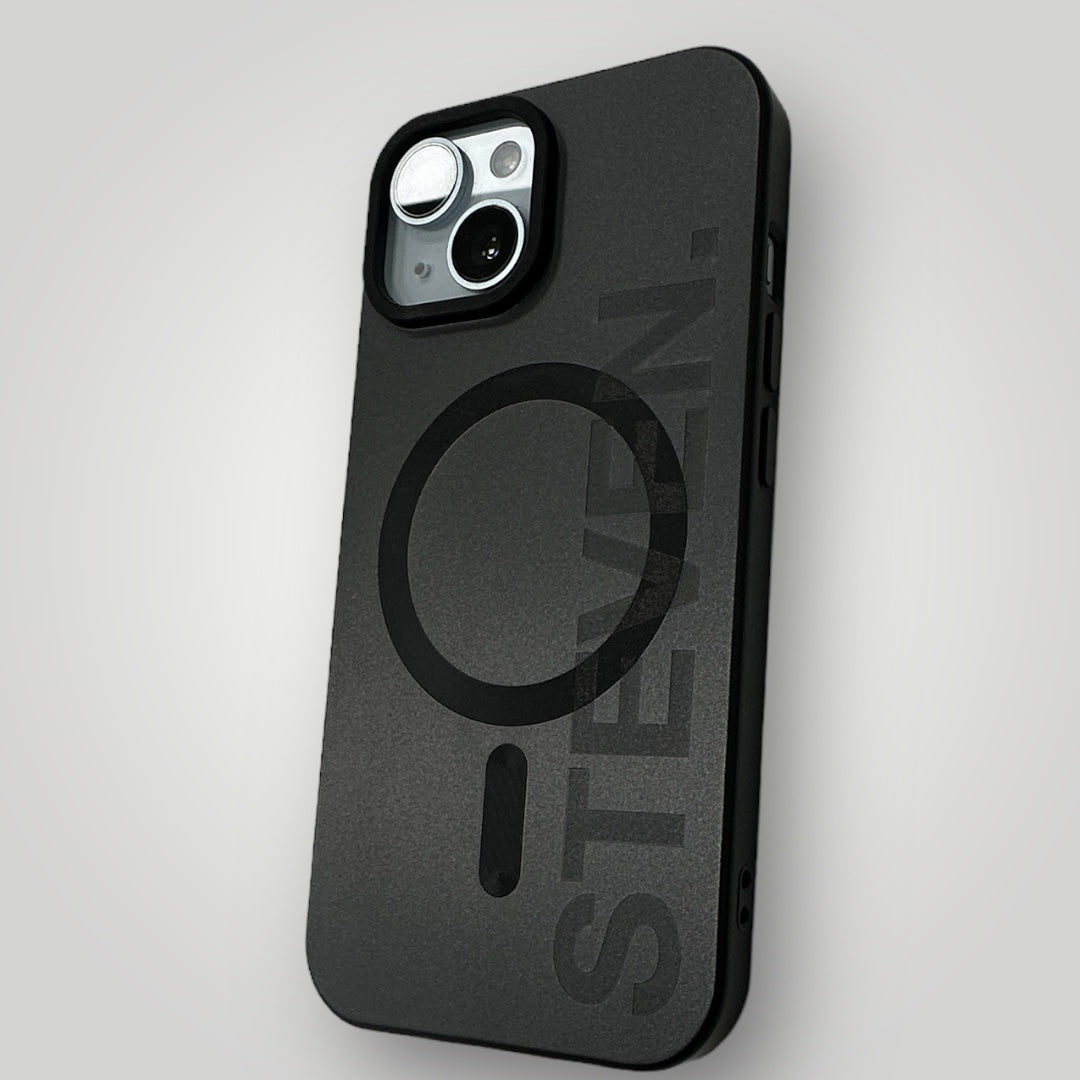 iPhone Personalised Name Case - Midnight Black