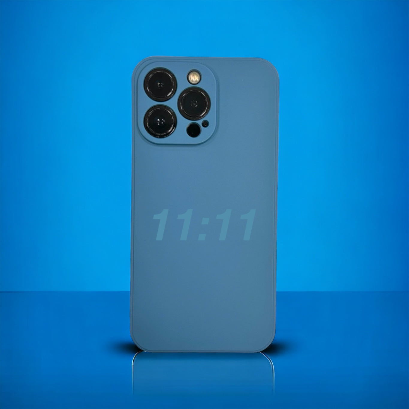 iPhone 11:11 case in blue
