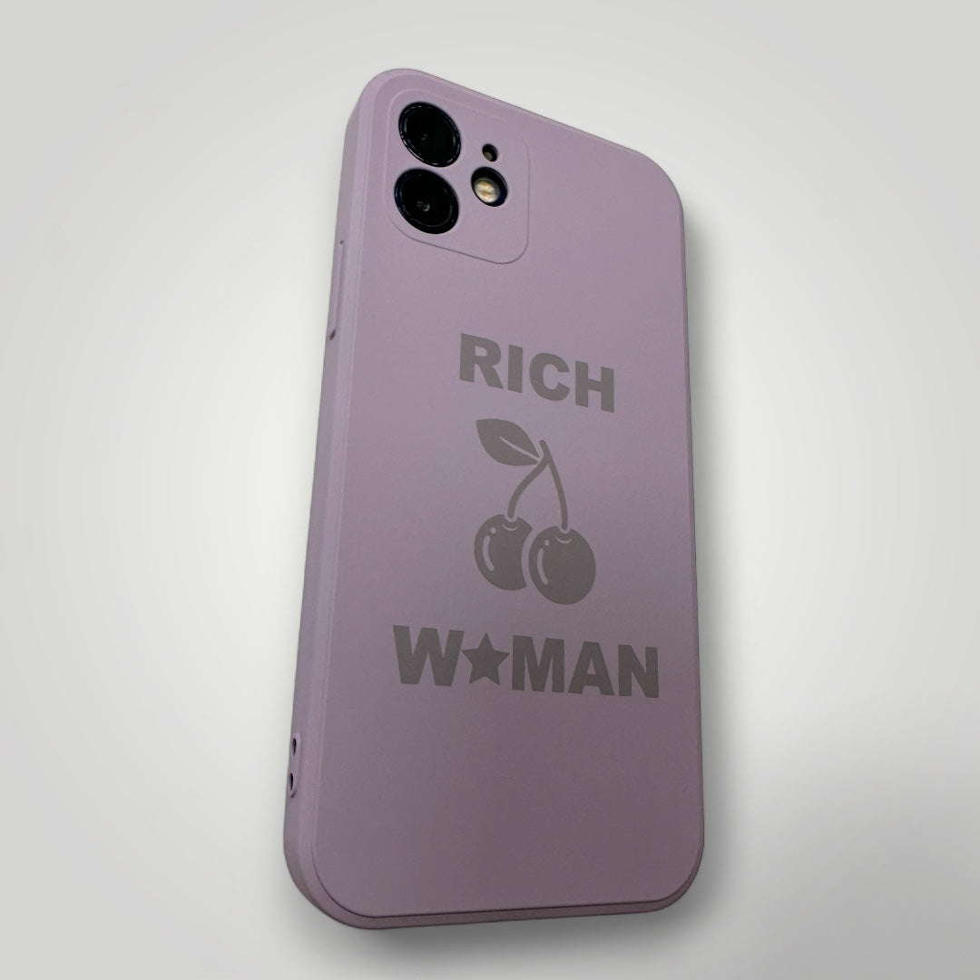 iPhone Quote Case - RICH WOMAN