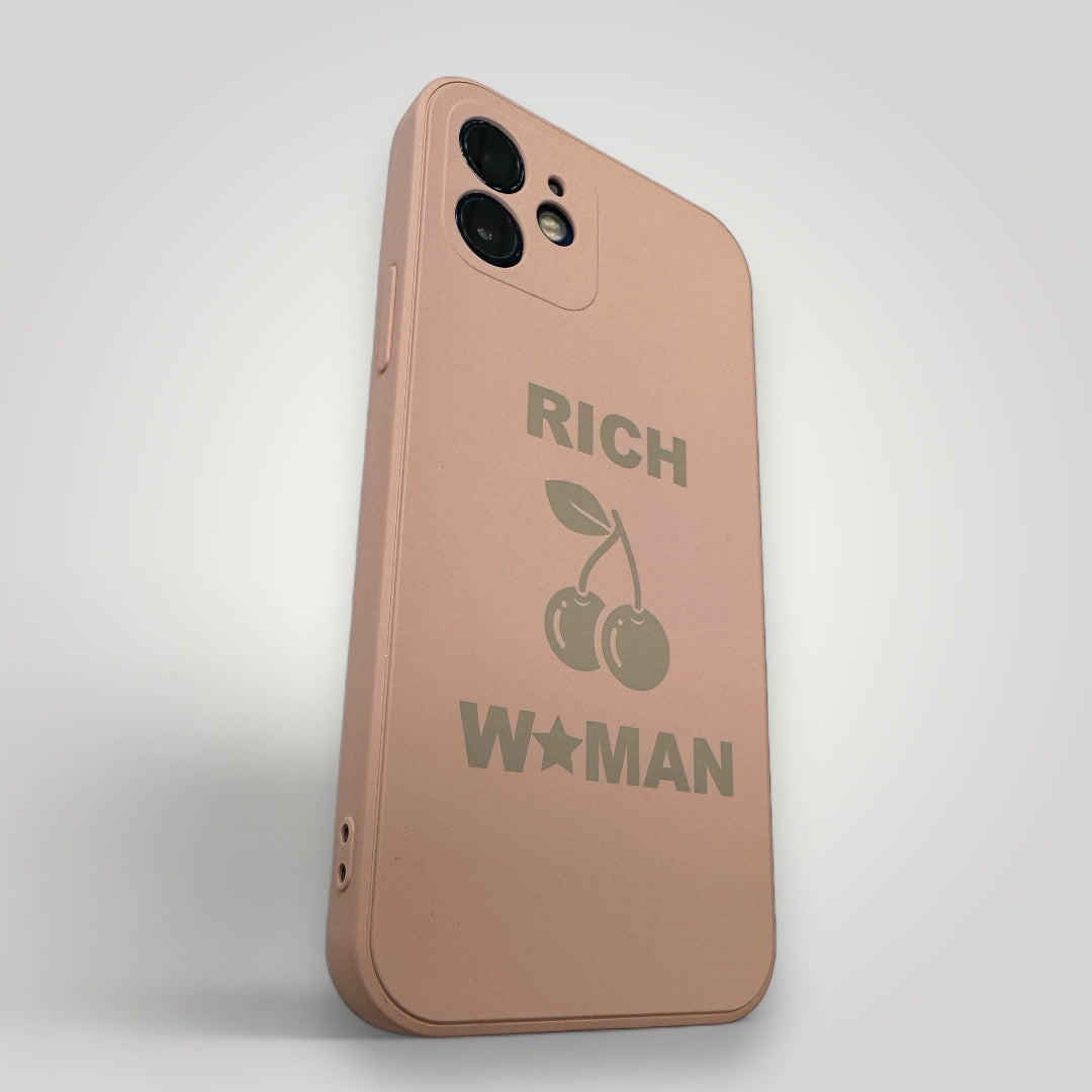 iPhone Quote Case - RICH WOMAN