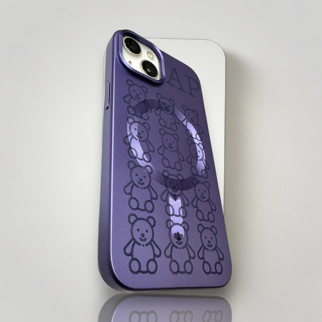 iPhone Personalised Initial case - Bear