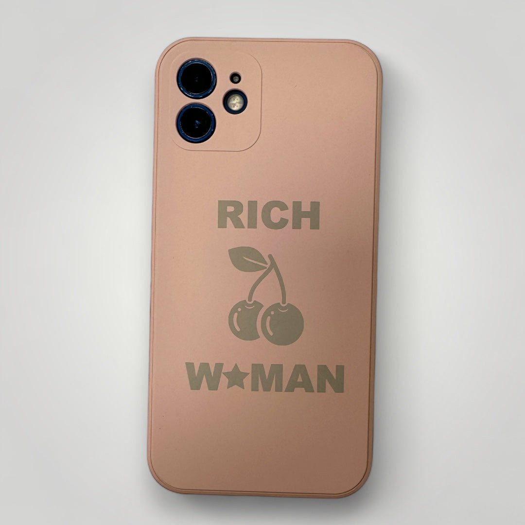 iPhone Quote Case - RICH WOMAN