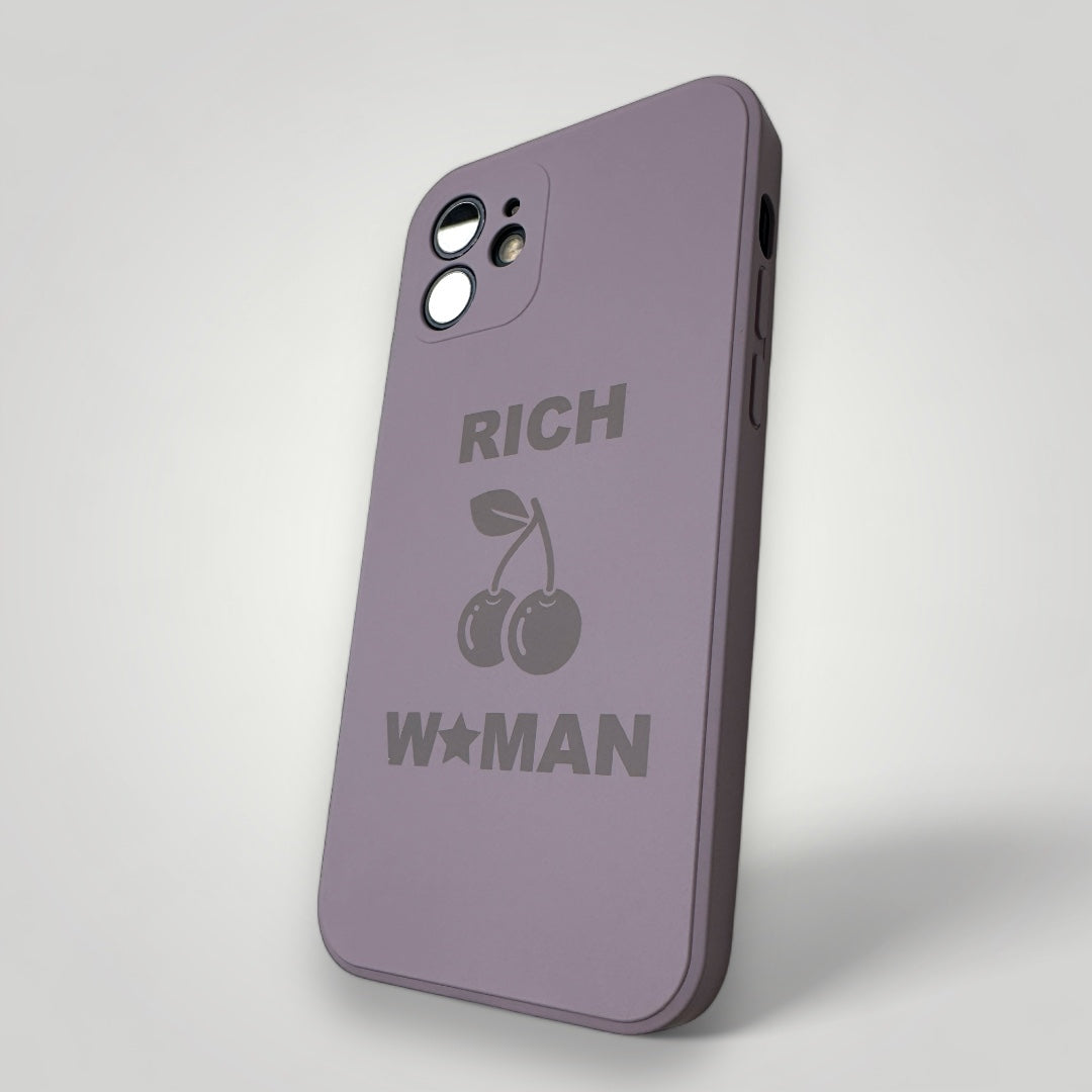 iPhone Quote Case - RICH WOMAN