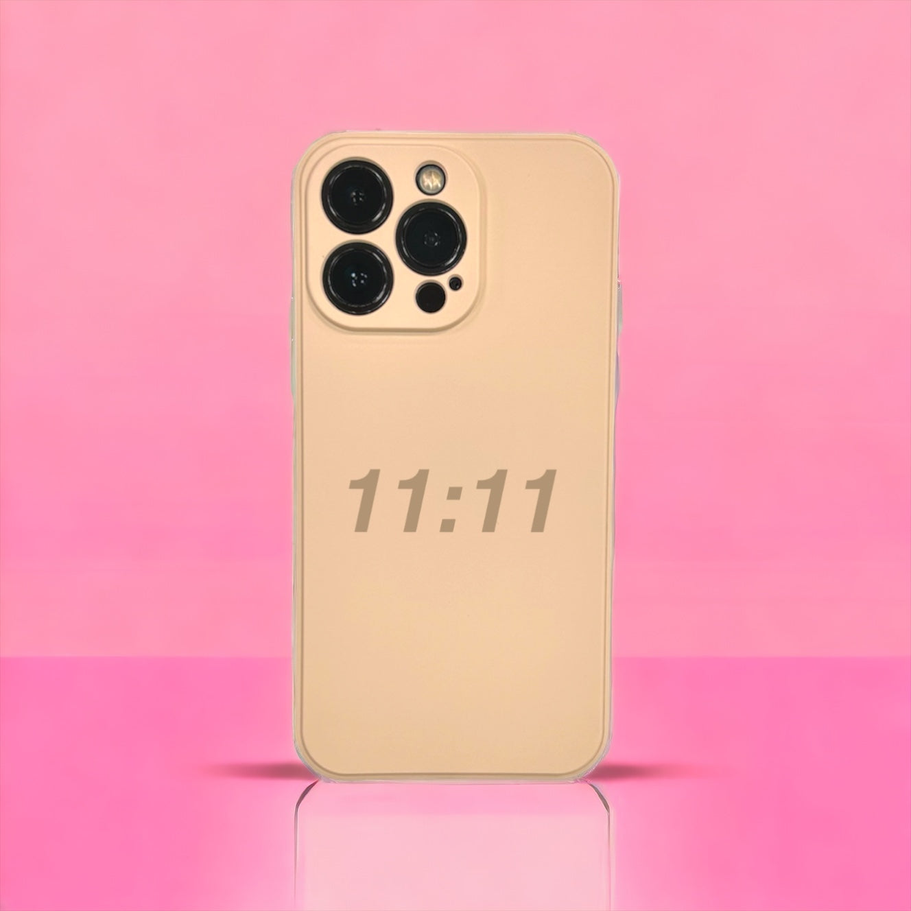 iPhone 11:11 case in pink
