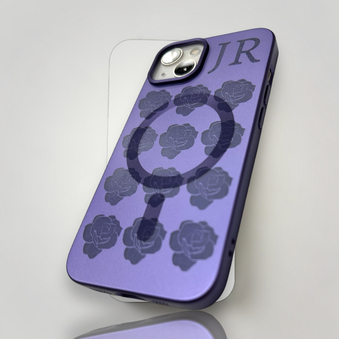 iPhone Personalised Initial case - Rose