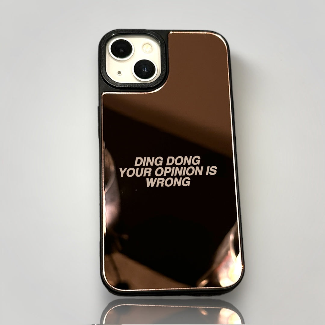 iPhone Mirror Case - DING DONG