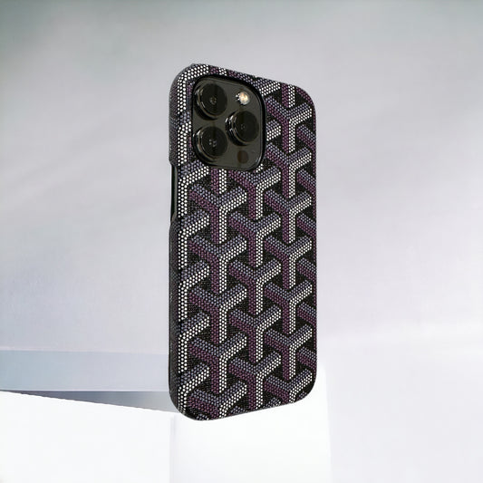 iPhone black luxury textured case