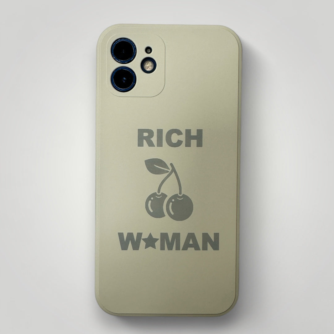 iPhone Quote Case - RICH WOMAN