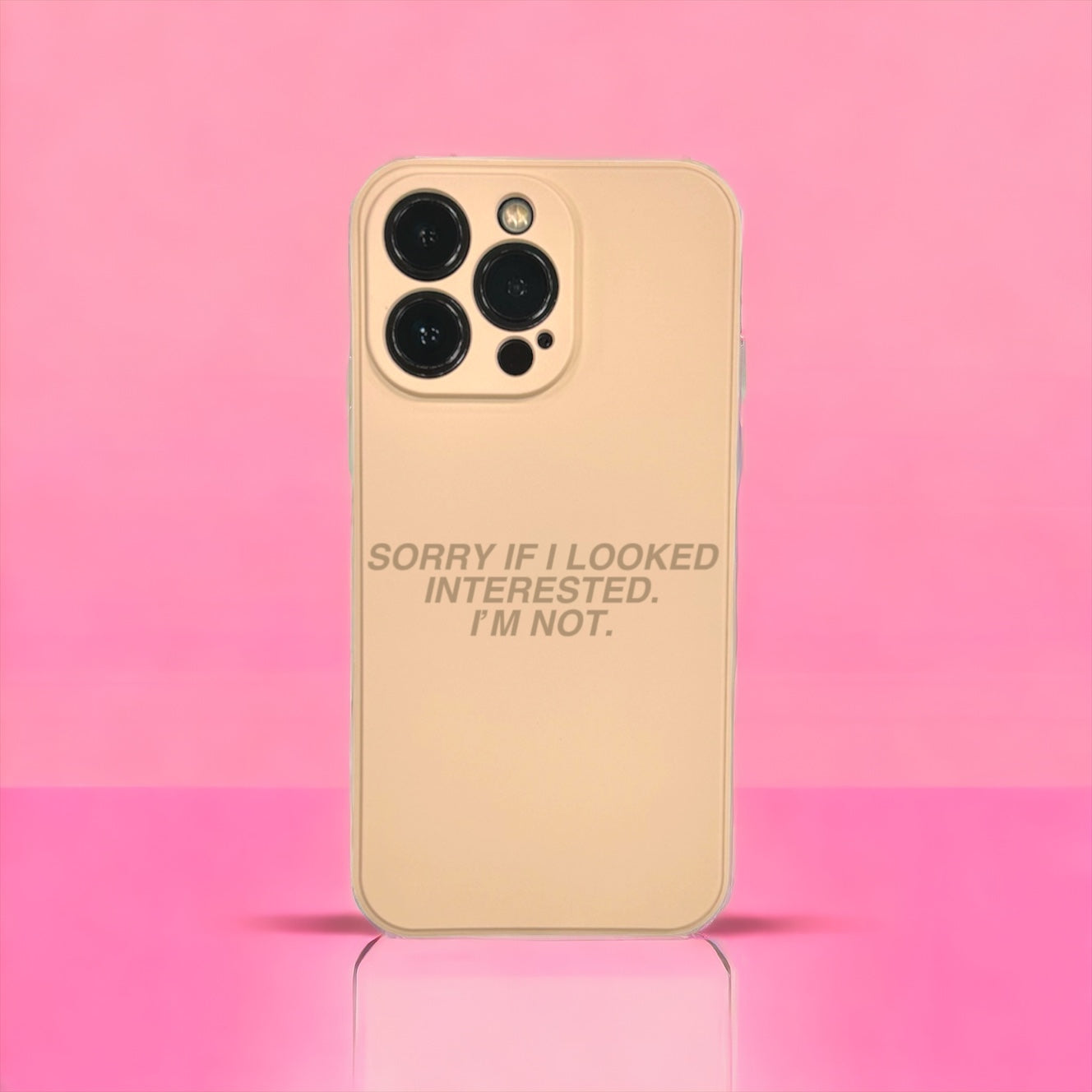 iPhone Quote Case - SORRY IF