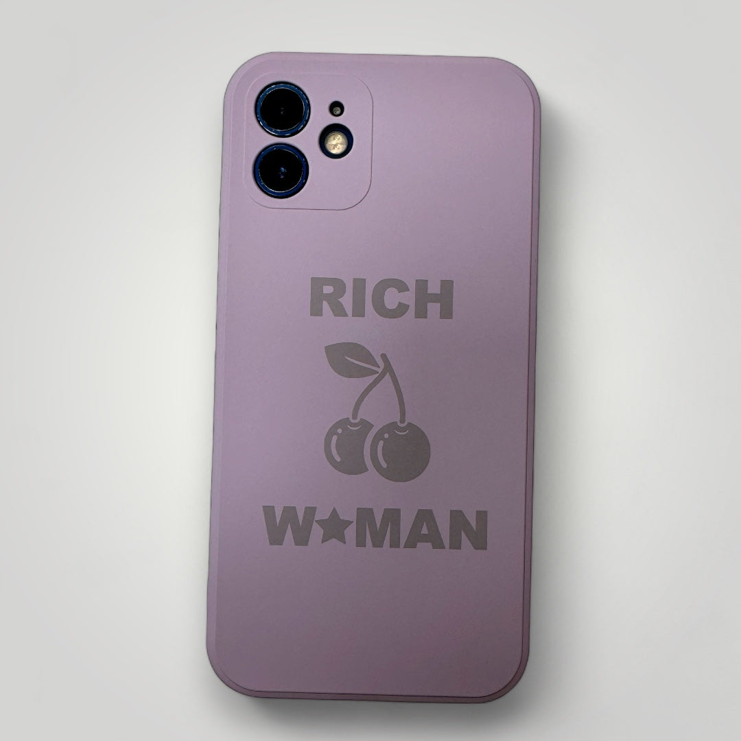 iPhone Quote Case - RICH WOMAN