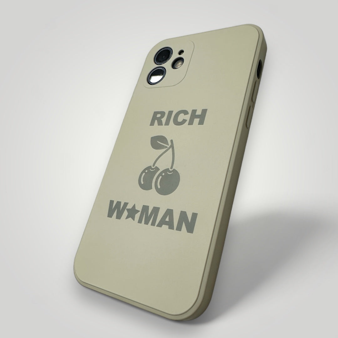 iPhone Quote Case - RICH WOMAN