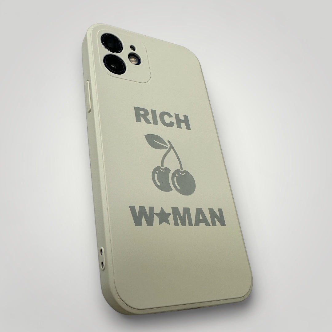 iPhone Quote Case - RICH WOMAN